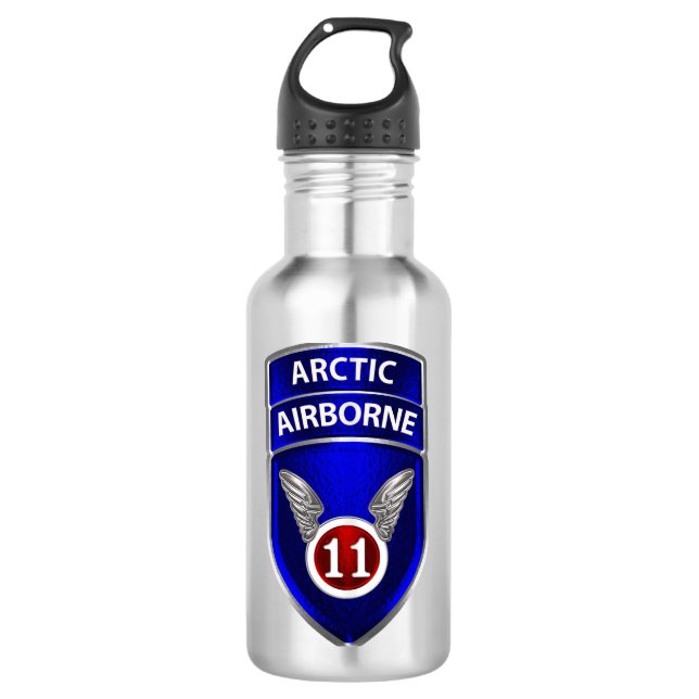 im Flugzeug Abteilung Edelstahlflasche (Vorderseite)