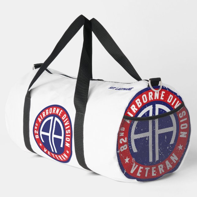im Flugzeug Division "Veteran" White Duffle Bag (Rechte Ecke)
