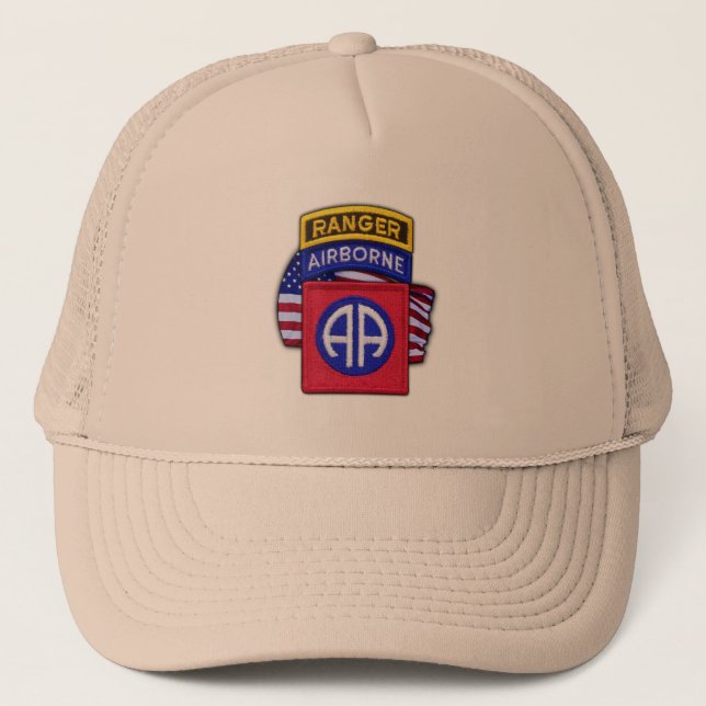 im Flugzeug Division veterans vietnam iraq Hat Truckerkappe (Vorderseite)