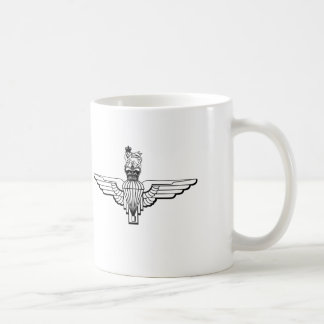 Im Flugzeug - Fallschirm Kaffeetasse
