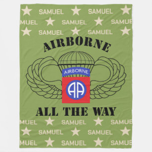 Im Flugzeug Individuelle Name Fleece