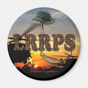 im Flugzeug Ranger vietnam war LRRPS Magnet