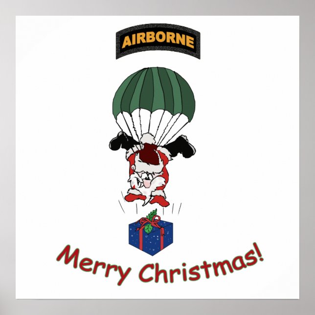 Im Flugzeug Santa Santa Santa Santa Santa Poster (Vorne)