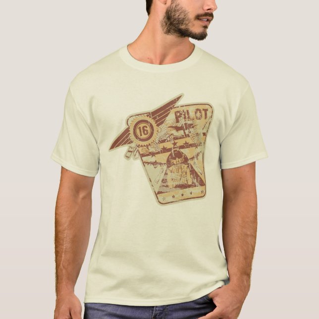 Im Flugzeug T-Shirt (Vorderseite)