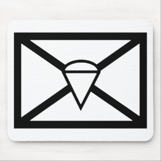 IM FLUGZEUG ZEICHEN MOUSEPAD