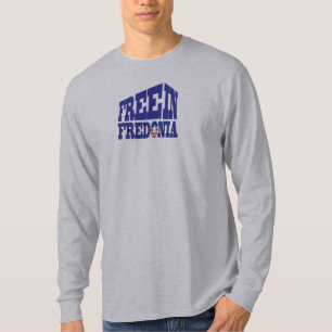 Im Fredonia der Männer "frei" grundlegender lange T-Shirt