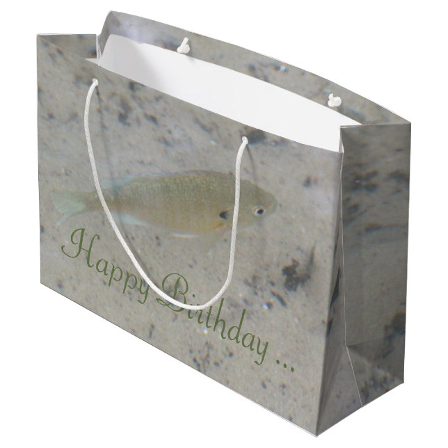Im Freien Große Geschenktüte (Rückseite Schrägansicht)