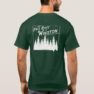 Im freien Staat Winston doppelseitigen T-Shirts