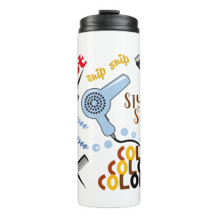 Im Friseursalon Thermosbecher