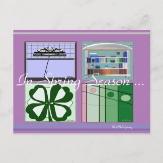 Im Frühjahr 2021 Postkarte