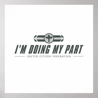 IM FÜHREN MEINER TEIL-STERNKREUZER POSTER