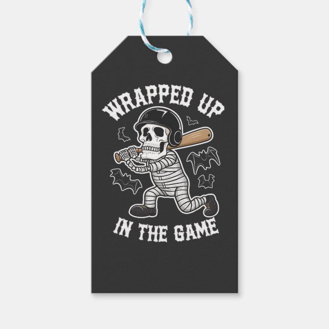 Im Game-BaseballHalloween Geschenkanhänger (Vorderseite)