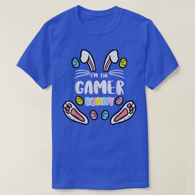 Im Gamer Bunny Oaster Matching Family Boys Männer T-Shirt (Design vorne)