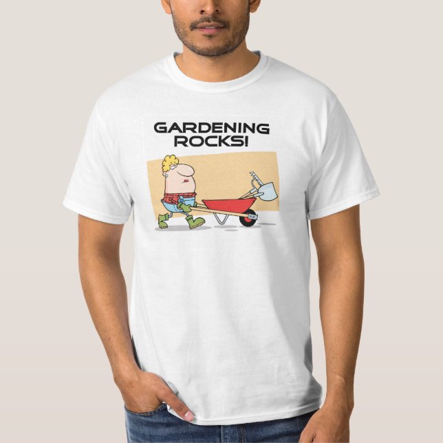 Im Garten arbeitenfelsen-T - Shirts und Geschenke (Vorderseite)