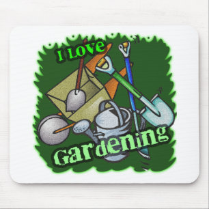 Im Garten arbeiteniGuide Gartenarbeit-Werkzeuge Mousepad
