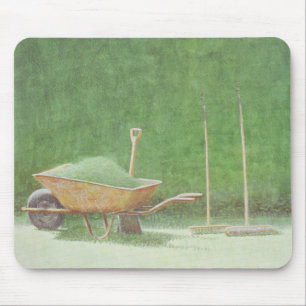 Im Garten arbeitenStillleben 1985 Mousepad