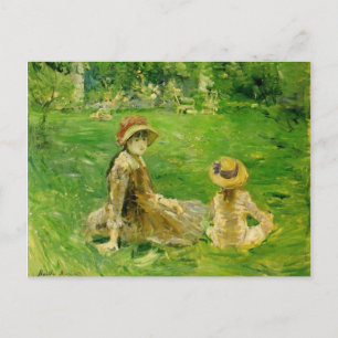 Im Garten bei Maurecourt Berthe Morisot Postkarte