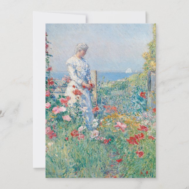 Im Garten | Childe Hassam (Vorderseite)