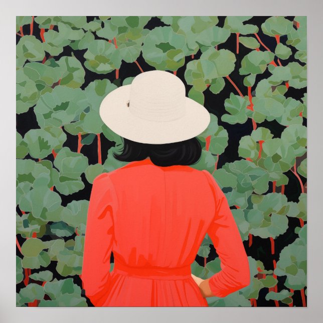 Im Garten Poster (Vorne)