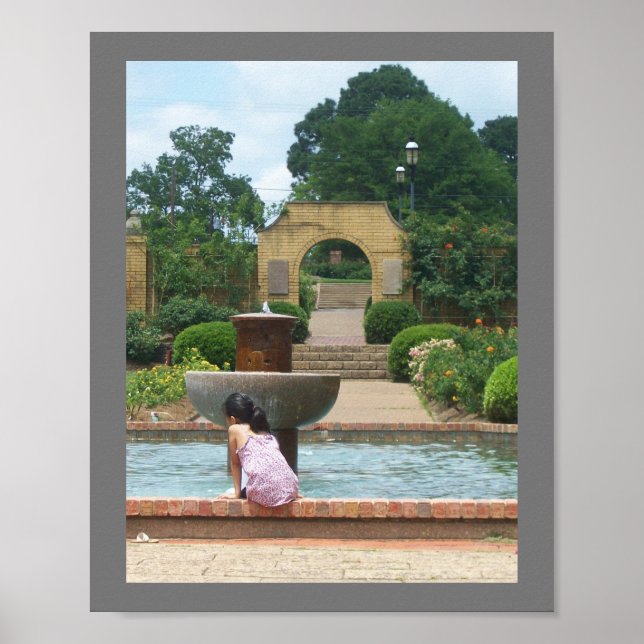 Im Garten Print Poster (Vorne)