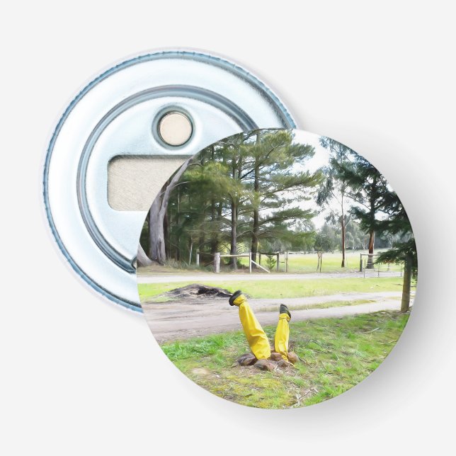 Im Garten wieder verloren Flaschenöffner (Vorderseite)