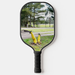 Im Garten wieder verloren Pickleball Schläger