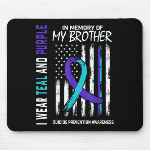 Im Gedächtnis Bruder Suizid Awareness Prevention A Mousepad