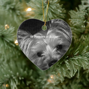 Im Gedenken an die Weihnachtsschmuck des Hundes - 