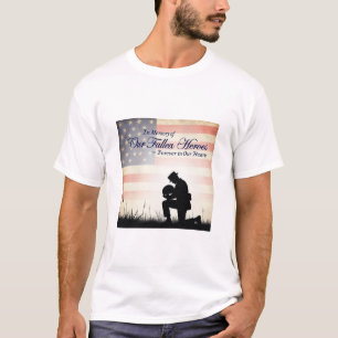 Im Gedenken an unsere Helden - Patriotischer Geden T-Shirt
