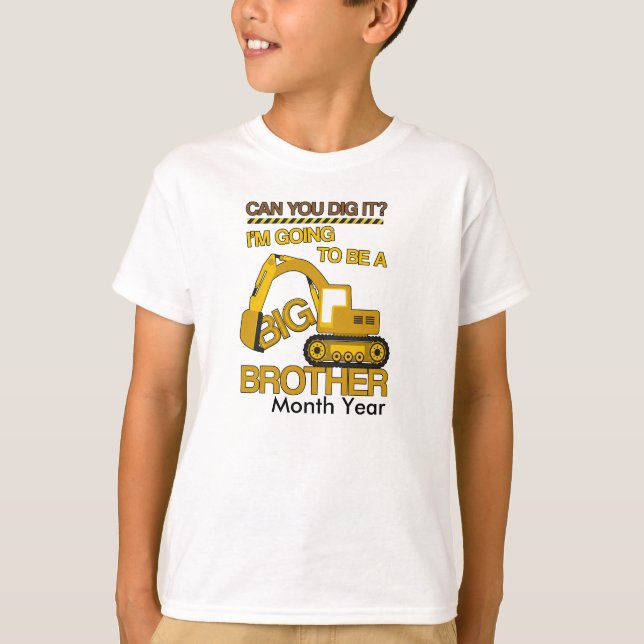 Im gehend, ein Bruder-Bau mit Datum zu sein T-Shirt (Vorderseite)