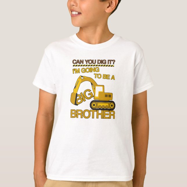 Im gehend, ein großer Bruder-Bau-Shirt zu sein T-Shirt (Vorderseite)