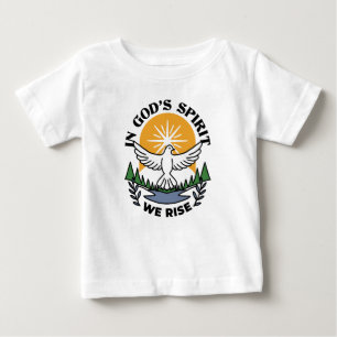 Im Geist Gottes erwachen wir - Glaube und Freiheit Baby T-shirt