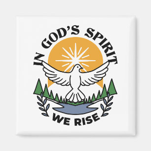 Im Geist Gottes erwachen wir - Glaube und Freiheit Magnet