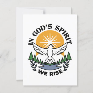Im Geist Gottes erwachen wir - Glaube und Freiheit Postkarte