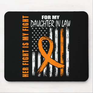 Im Gesetz "Multiple Sklerose Awareness" Frau Flag Mousepad