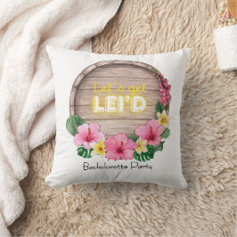 I'm Getting Maui'd Let's Get Lei'd Reversible Kissen