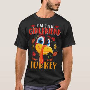 Im Girlfriend Turkey Erntedank Türkei Gesicht T-Shirt