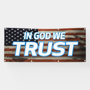 Im Gott vertrauen wir Banner