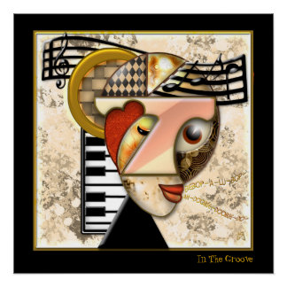 Im Groove (Button) Poster