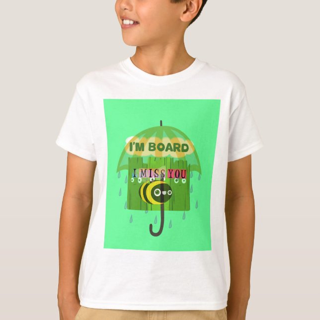 Im Großen und Ganzen vermisse ich dich T-Shirt (Vorderseite)