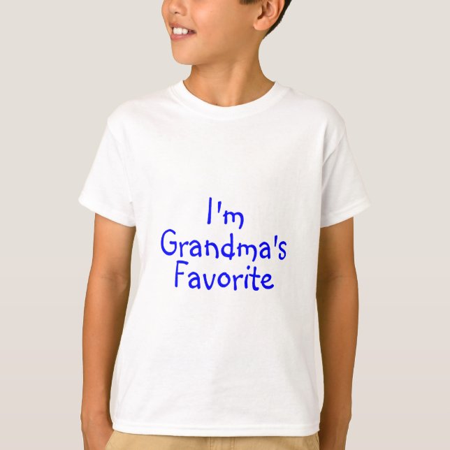 Im Großmutter-Lieblingsblau T-Shirt (Vorderseite)