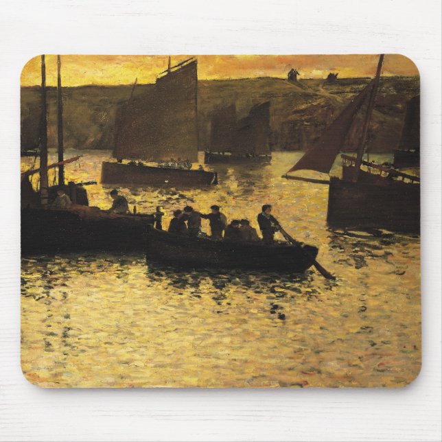Im Hafen 1895 Mousepad (Vorne)