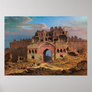 Im Hauptrestaurant Purana Qila, Delhi Poster