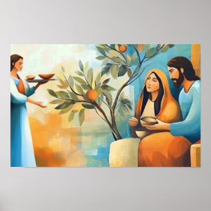 Im Hause von Martha und Maria Poster