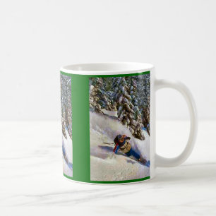 Im Haute Savoie Ski fahren, Haute Savoie Kaffeetasse