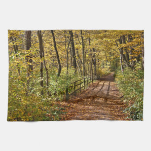 Im Herbst in Wienerwald Handtuch
