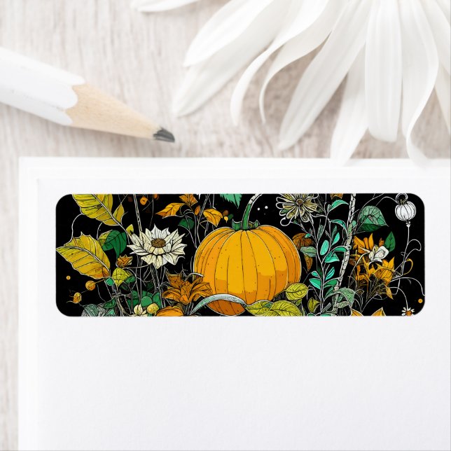 Im Herbst noch Leben mit Kürbis (Insitu)