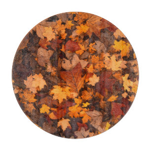 im Herbst Schneidebrett