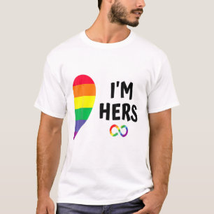 Im Hers ist meine Mutter auf den stolzen lesbische T-Shirt
