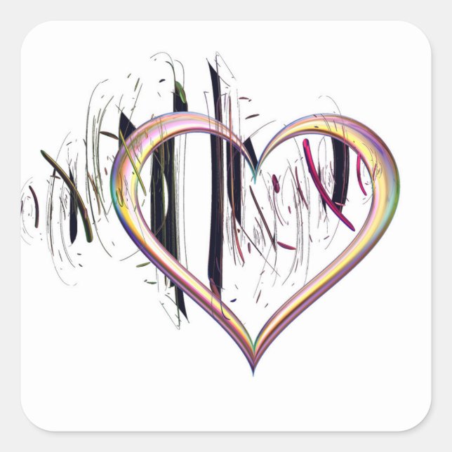 Im Herzen sind wahre Aufkleber (Vorderseite)